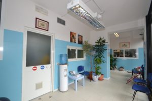 Sala d'aspetto della Clinica Veterinaria Melosi a Cecina